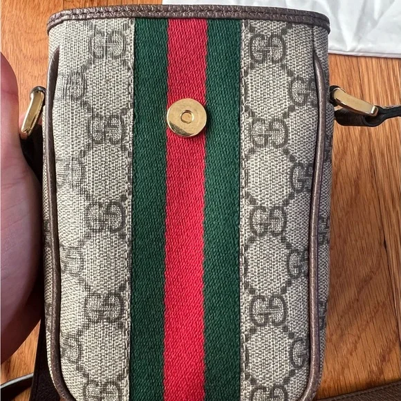 Like New Gucci Ophidia Messenger Bag Phone Pouch Crossbody Bag - Picture 14 of 16